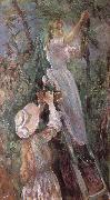 Berthe Morisot Peach trees Germany oil painting artist